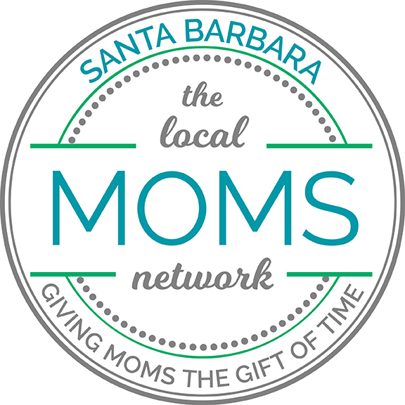 Santa Barbara Moms logo with “Giving Moms the Gift of Time” tagline.